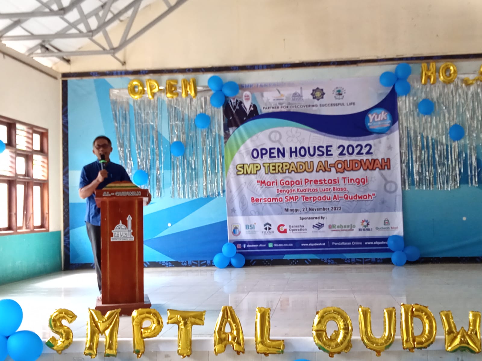 Plt Kepala Dinas Pendidikan Kabupaten Lebak Buka, Open House And Education Expo Al-Qudwah