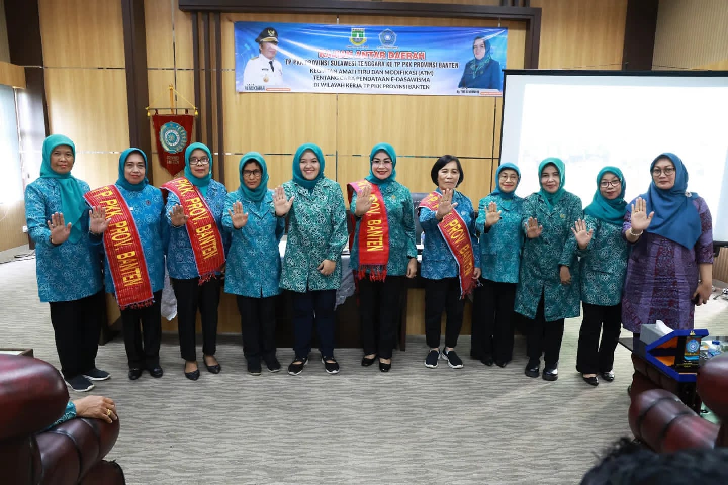 Penanganan Stunting TP PKK Provinsi Sulawesi Tenggara Kunker ke Banten