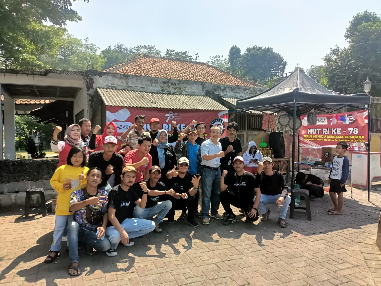 110 Pedagang Kaki Lima Balong Rancalentah Gelar Lomba Kemerdekaan RI Ke-78