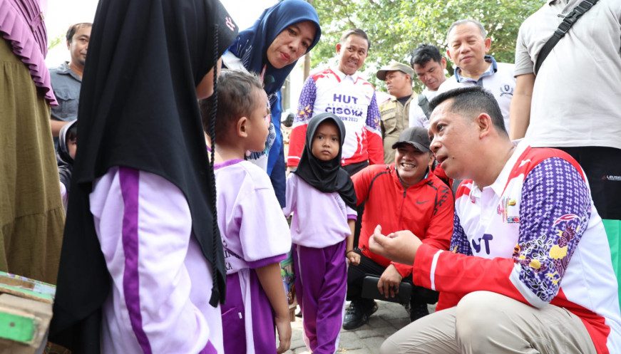 Pj. Bupati Tangerang, Andi Ony P, Melepas Gerak Jalan Santai HUT ke-41 Kecamatan Cisoka