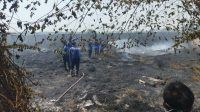 Satu hektar Lahan Di Pancangan Kota Serang Terbakar