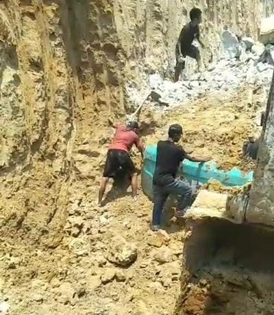 Dua Orang Pekerja Galian Tanah Di Cibadak Lebak Tewas Tertimbun Longsoran
