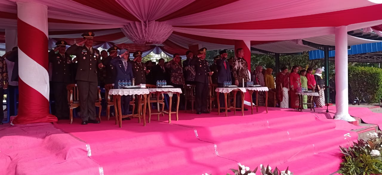 HUT TNI Ke-78, Dandim 0603 Lebak Letkol Erik Novianto Sampaikan: TNI Patriot NKRI Pengawal Demokrasi Untuk Indonesia Maju