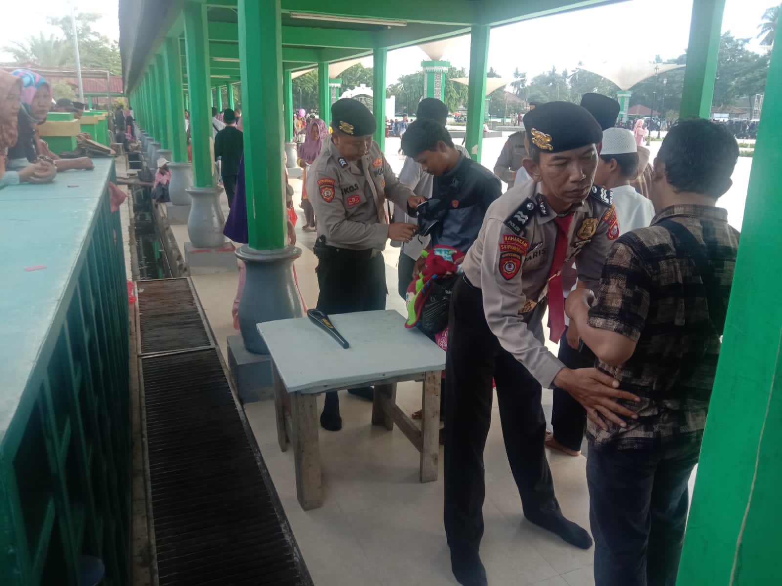 Pastikan Aman, Satbrimob Polda Banten Laksanakan Pengamanan Kampanye Calon Presiden