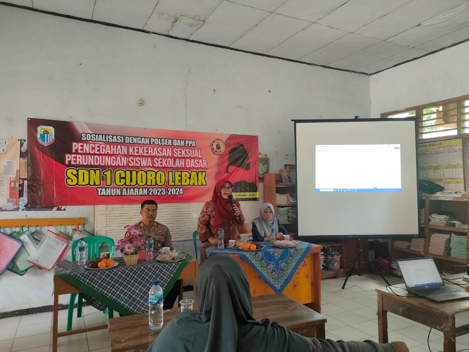 Sekolah Dasar Negeri 1 Cijoro Lebak Gelar Upaya Pencegahan Kekerasan Seksual dan Perundungan, Kolaborasi Polsek, PPA, dan Komite Kelas