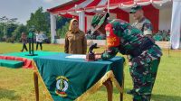 Program TMMD Ke-119 Kodim 0602/Serang di Desa Bojong Pandan Resmi dibuka