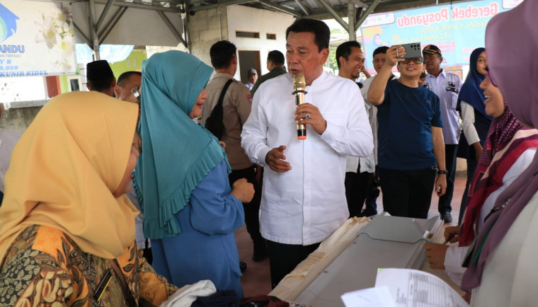 Sekda Kabupaten Tangerang Pantau Program Gerebek Posyandu di Desa Tegal Kunir Kidul