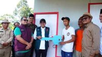 2 Unit Rumah Huntara dari Perantau untuk Warga Terdampak di Kecamatan Rambatan