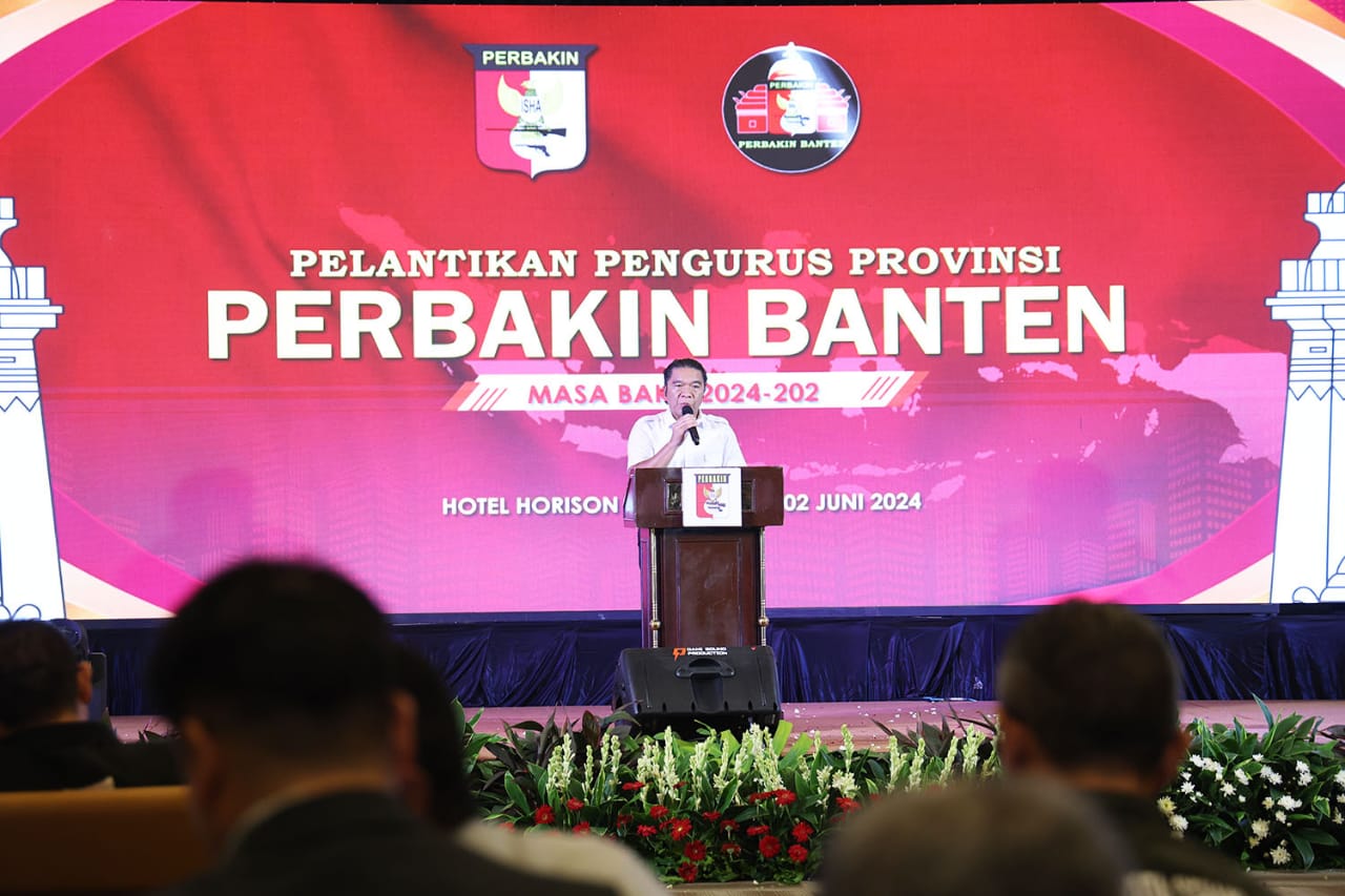 Pj Gubernur Banten Al Muktabar Hadiri Pelantikan Pengurus Perbakin Banten Masa Bakti 2024-2028
