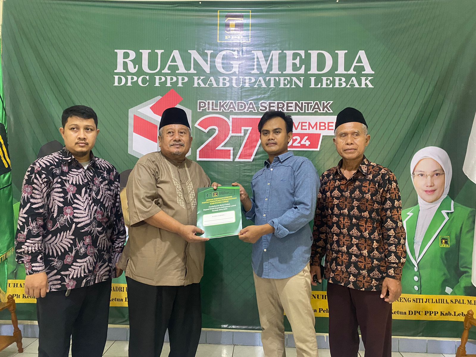 Ahmad Jajuli Ambil Formulir di PPP, Tambah Daftar Panjang Bacabup Lebak 2024