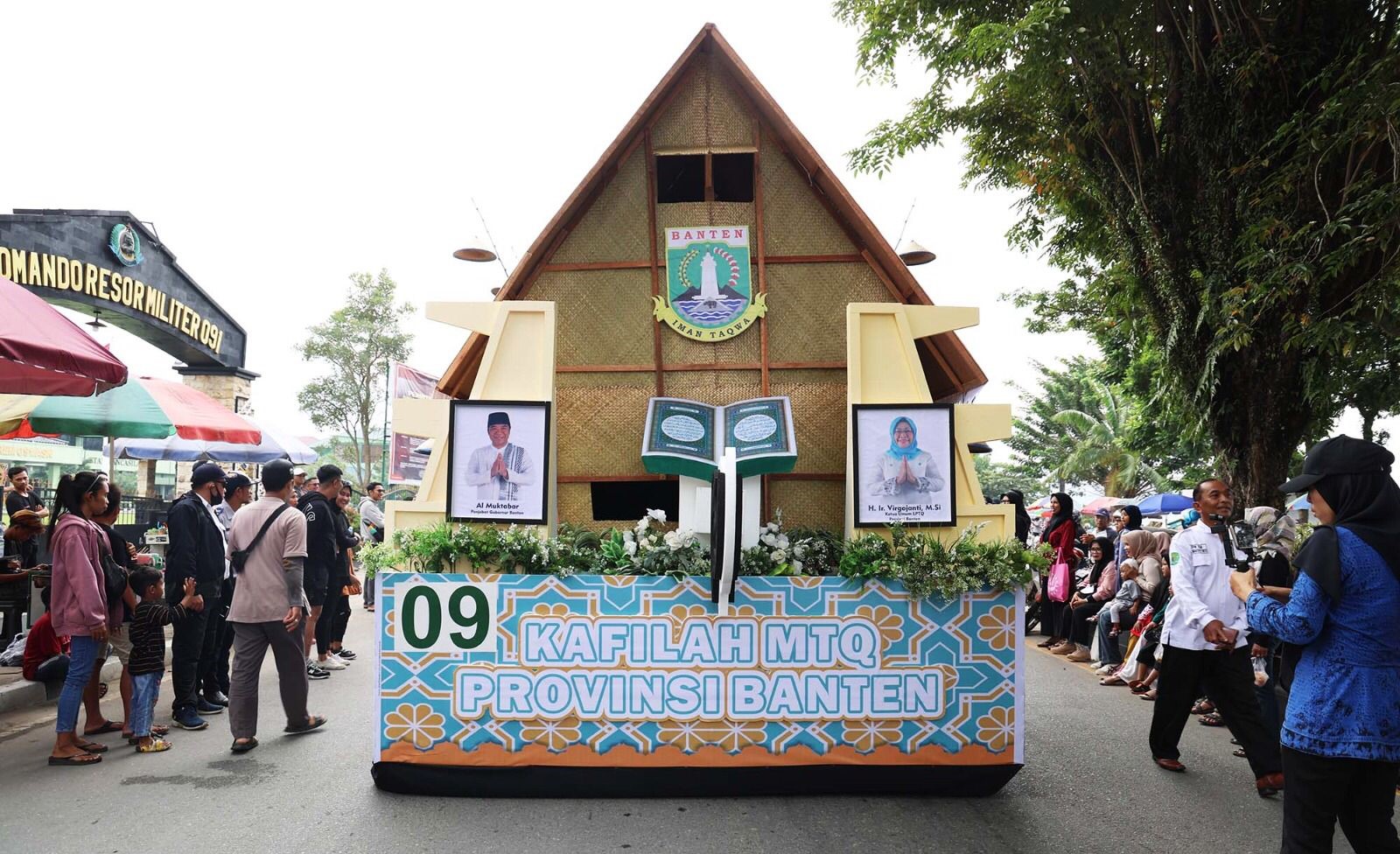 MTQN XXX Tahun 2024 di Kalimantan Timur, Kafilah Provinsi Banten Tampilkan Leuit Baduy