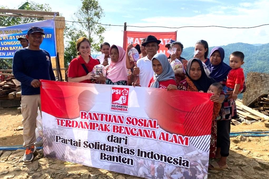PSI Banten Salurkan Bantuan 1.000 Paket Sembako untuk Korban Banjir dan Longsor di Lebak dan Pandeglang