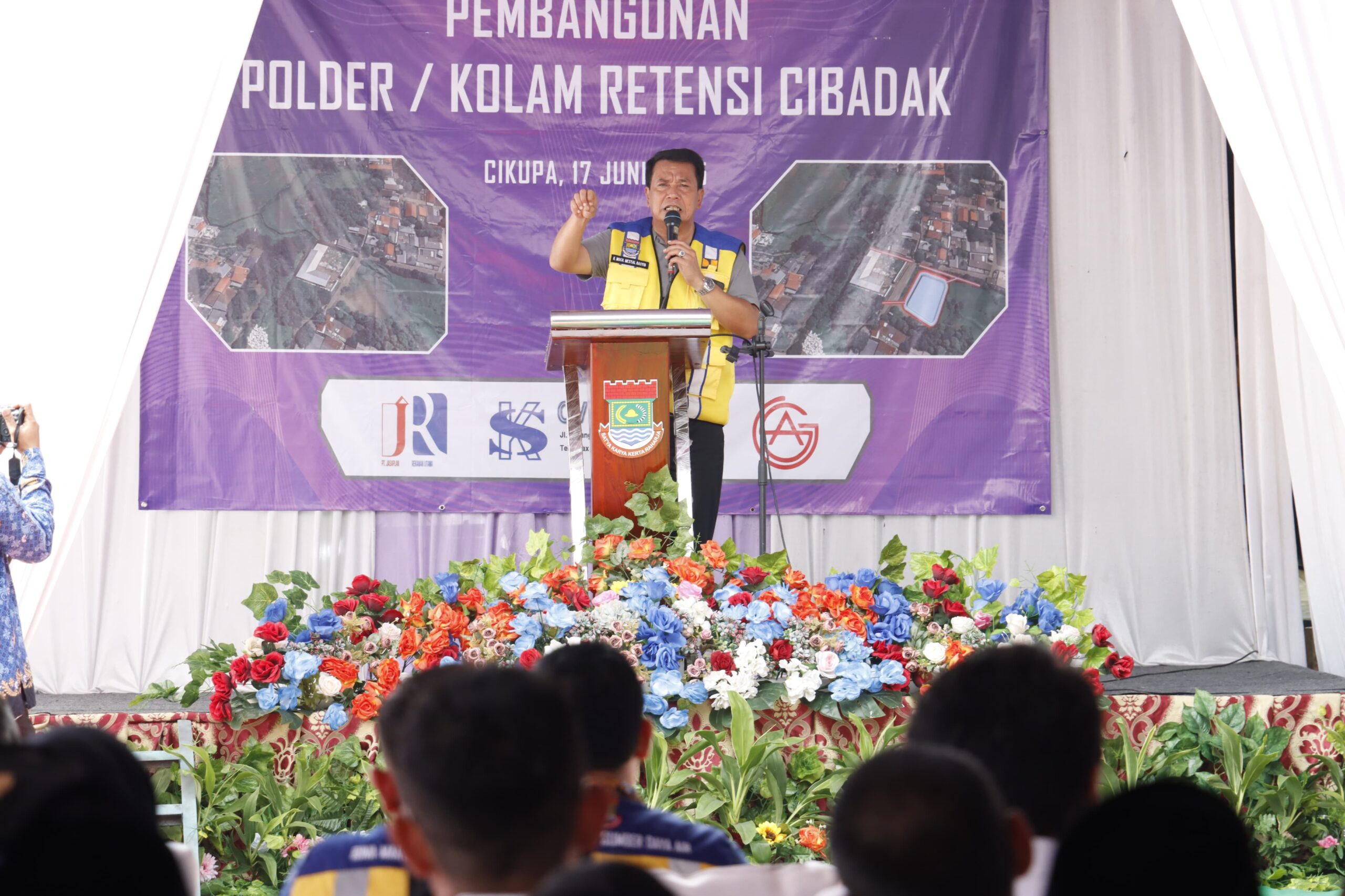 Pemkab Tangerang Bangun Kolam Retensi Cibadak, Solusi Atasi Banjir Langganan di Cikupa