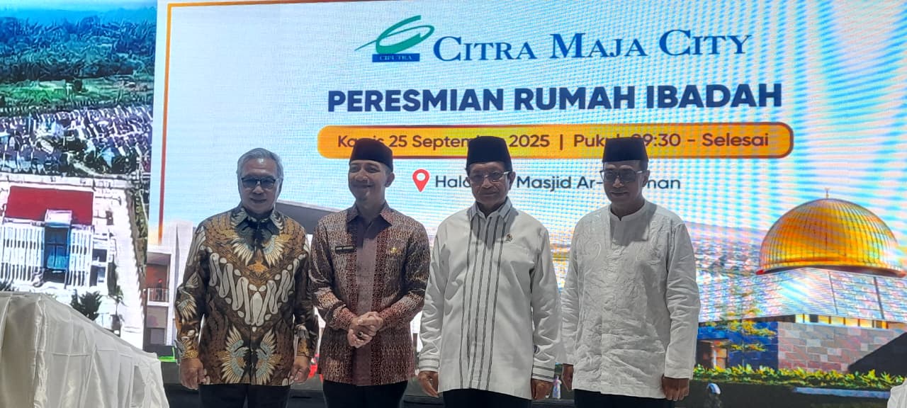 Peresmian Dua Rumah Ibadah di Citra Maja City Diresmikan Menteri Agama dan Bupati Lebak