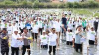 Bupati Tangerang Bersama Wapres Gibran Rakabuming Raka, Tanam Mangrove di Ketapang