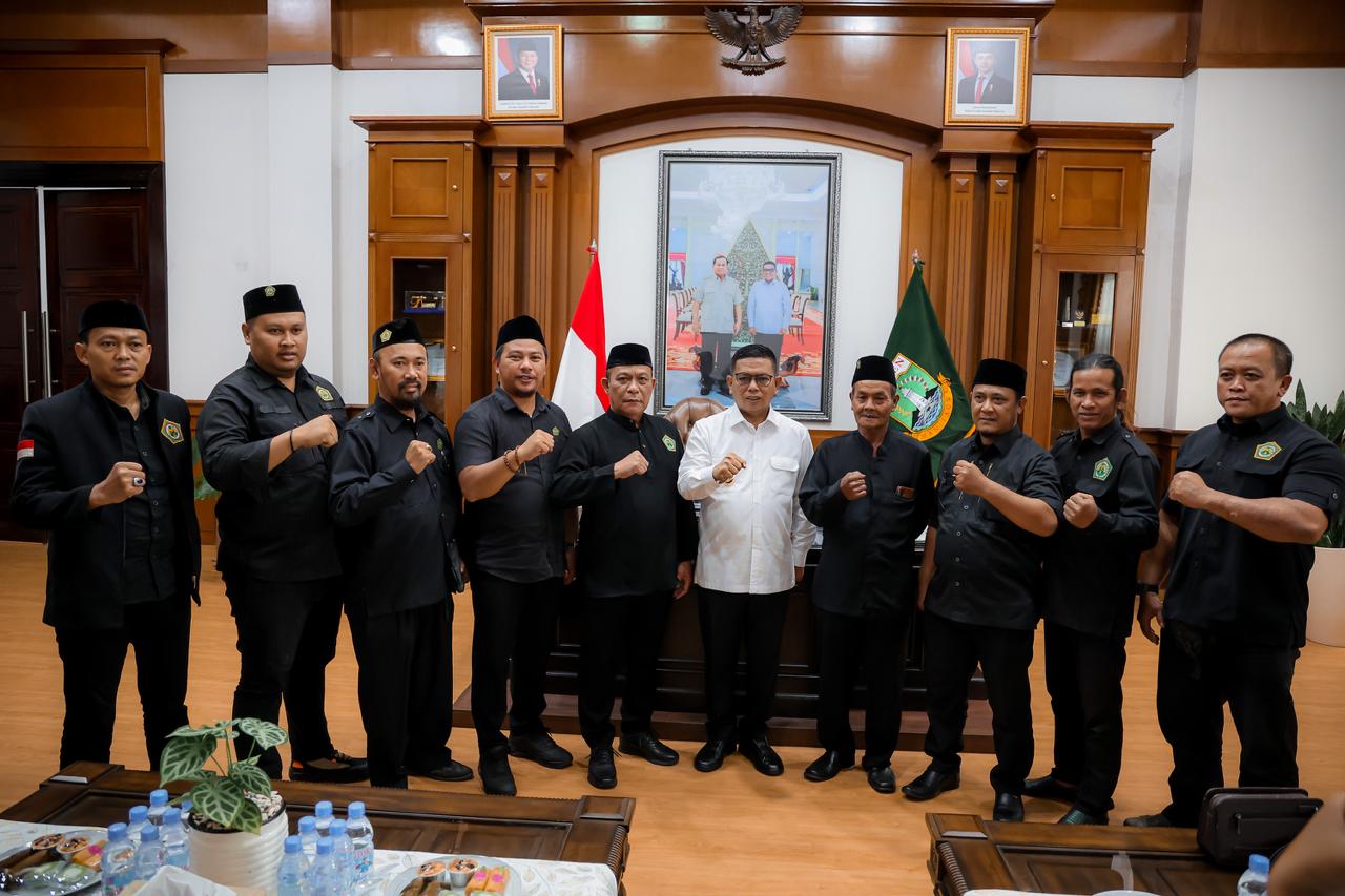 Gubernur Banten Andra Soni, Terima Pengurus DPP Perguruan Pencak Silat Terumbu Banten