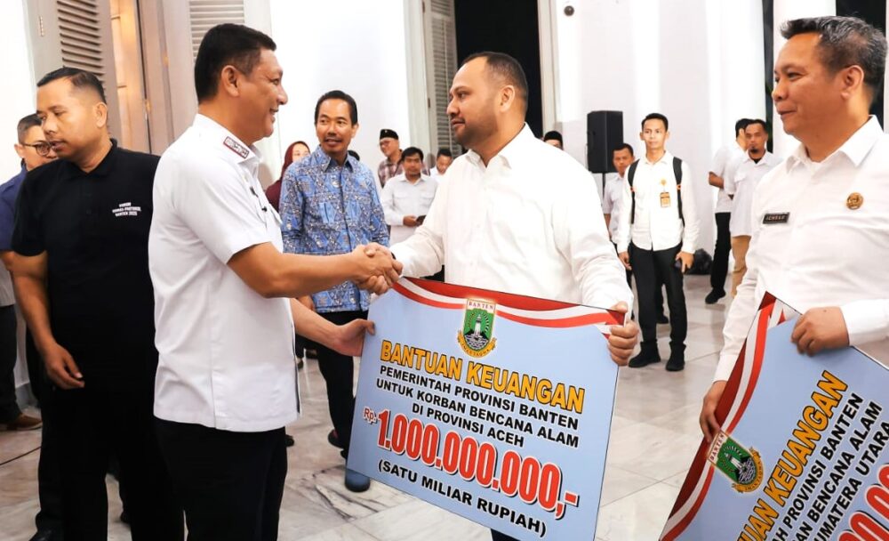 Pemprov Banten Kirim Bantuan Rp3 Miliar dan Logistik untuk Korban Bencana di Sumbar, Sumut, dan Aceh