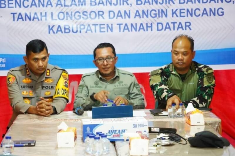 Pemkab Tanah Datar Gerak Cepat Tangani Bencana Banjir Bandang