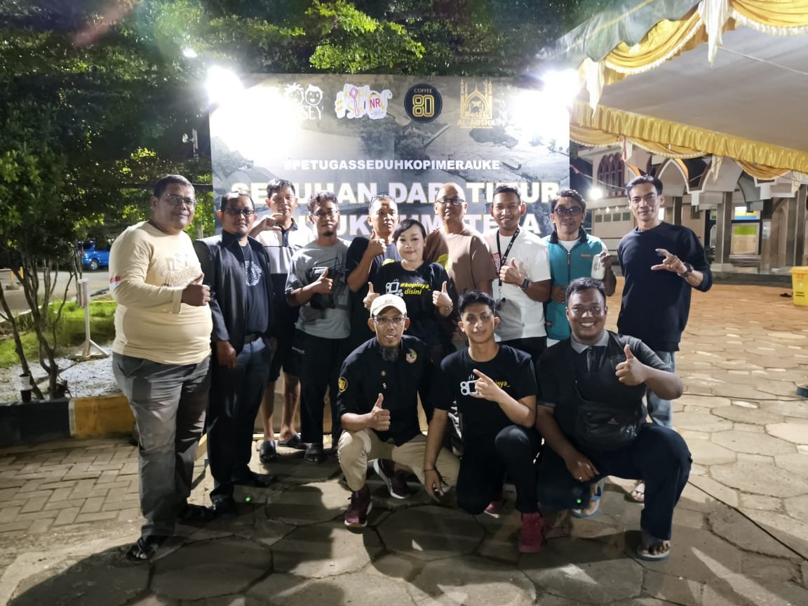 Pecinta Kopi Merauke Galang Donasi untuk Korban Bencana di Sumatra