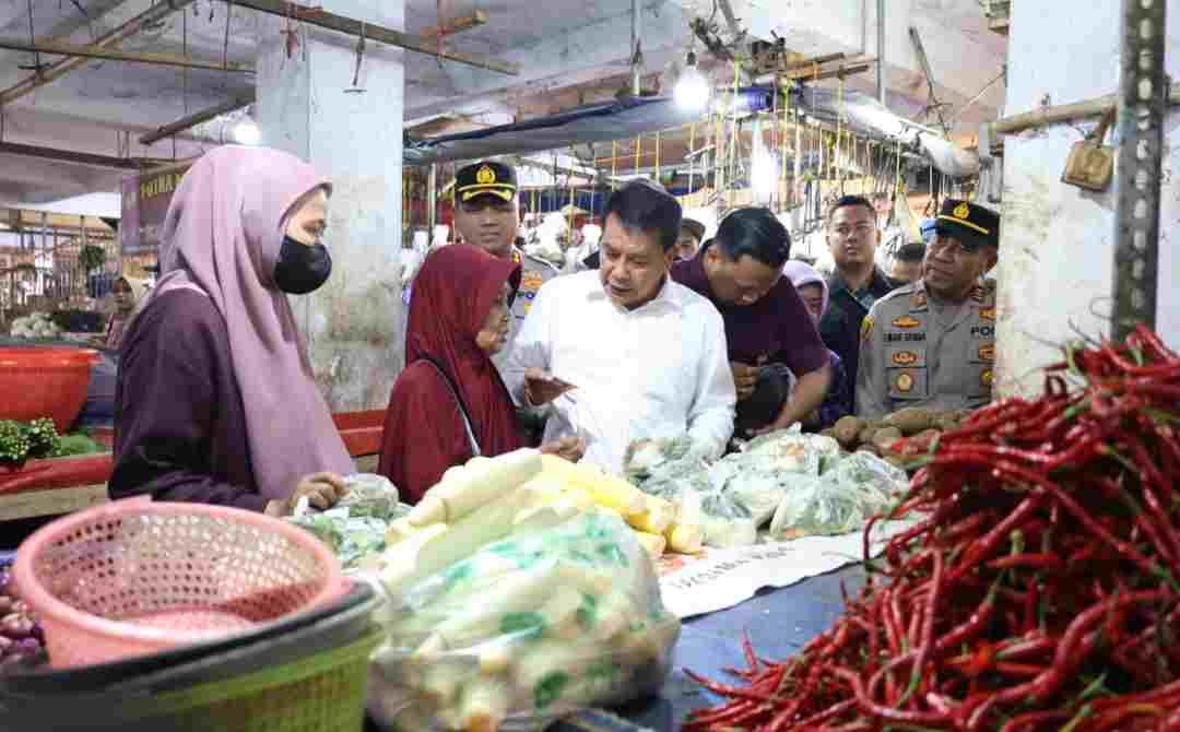 Jelang Nataru, Bupati Tangerang dan Forkopimda Pantau Harga dan Stok Bahan Pokok di Pasar