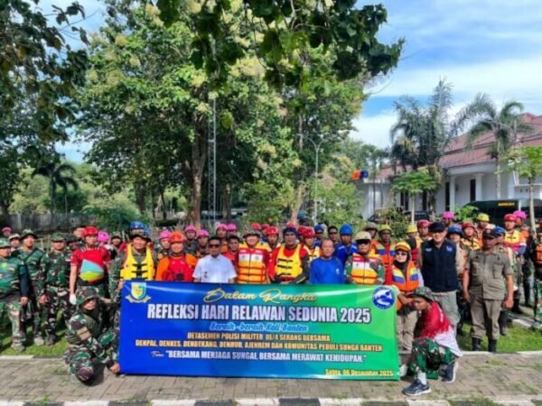 Peringati Hari Relawan Sedunia 2025, Gelar Aksi Kolaboratif Bersih Sungai Cibanten