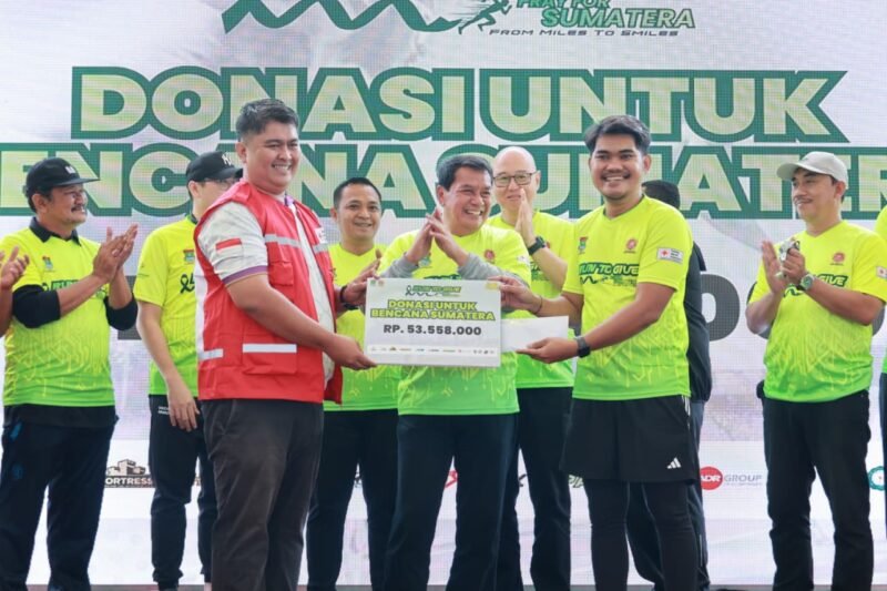 Bupati Tangerang Hadiri Run To Give For Sumatra, Fun Run 5 Km Galang Donasi Rp62 Juta