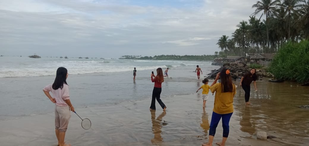 Pantai Karangseke Muara Binuangeun Tetap Aman di Libur Awal Tahun 2026
