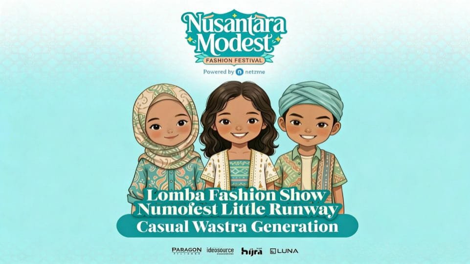 Numofest Little Runway 2026 Dibuka, Ajang Fashion Anak–Remaja Angkat Wastra Nusantara