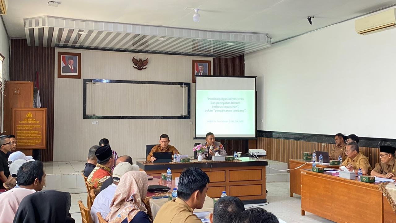 Polres Tanah Datar Dorong Pembinaan Terpadu untuk Penataan Pertambangan Rakyat