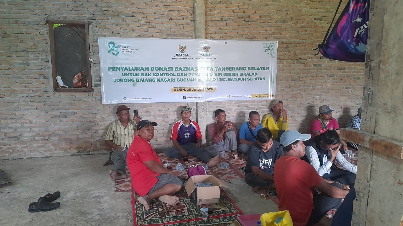 Baznas Tanah Datar Salurkan Bantuan Rp 200 Juta untuk Korban