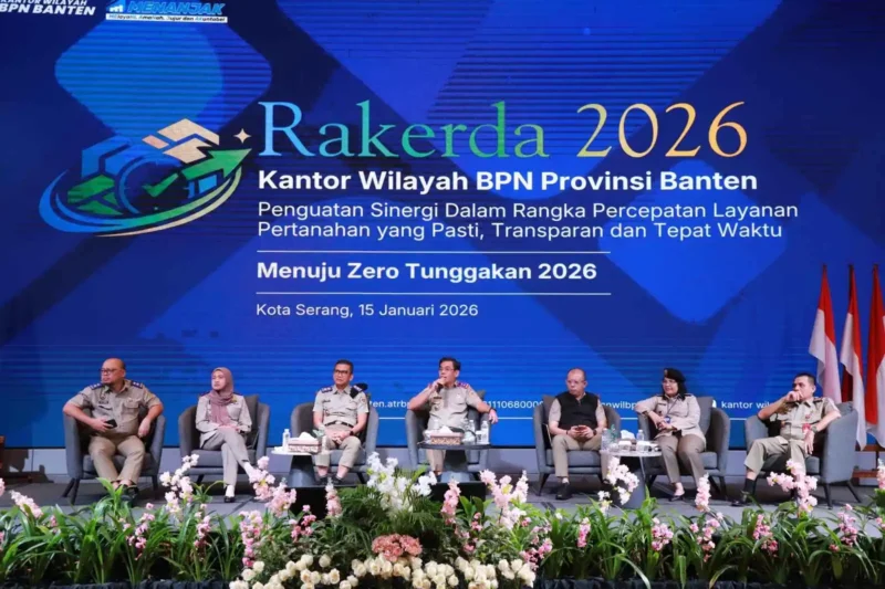 Rakerda Kanwil ATR/BPN Banten: Perkuat Sinergi Layanan Pertanahan di Tahun 2026