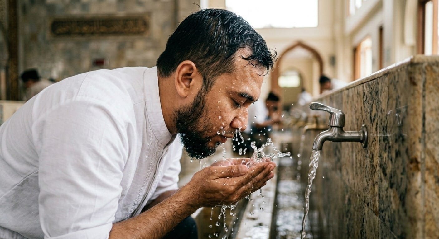 Cara berwudhu yang benar untuk mendapatkan manfaat wudhu untuk kesehatan secara optimal