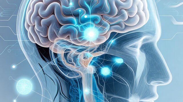 Ilustrasi sinapsis saraf otak dan Neuroplasticity Al-Qur'an