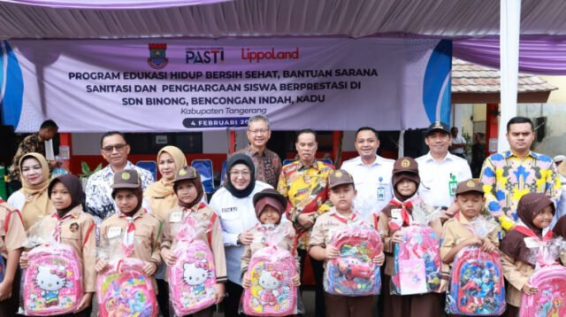 Wabup Tangerang Intan Nurul Hikmah Hadiri Penyerahan CSR Lippoland untuk SDN Binong 1 dan 2