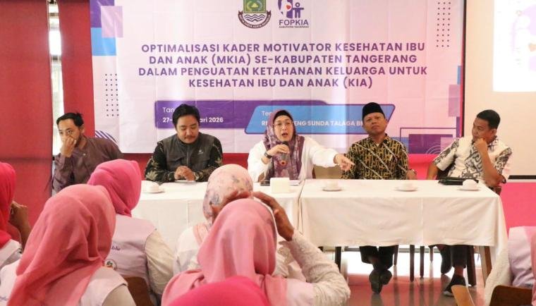 Wabup Tangerang Intan Nurul Hikmah Dorong Kader MKIA Perkuat Upaya Promotif dan Preventif Kesehatan Ibu Anak