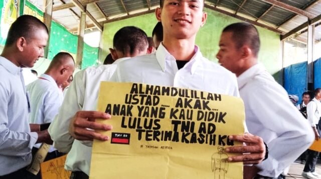 Kisah Haru Habib Habsy, Anak Asuh Yayasan Asyifa Kumango Lulus TNI AD