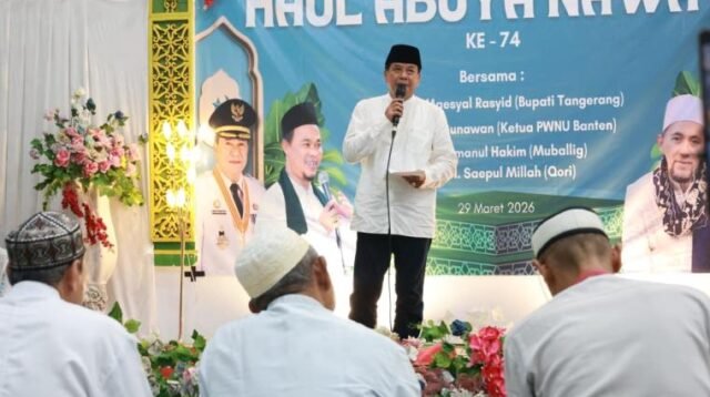 Bupati Tangerang Hadiri Haul ke-74 Abuya Nawawi di Cisauk, Ajak Teladani Perjuangan Ulama