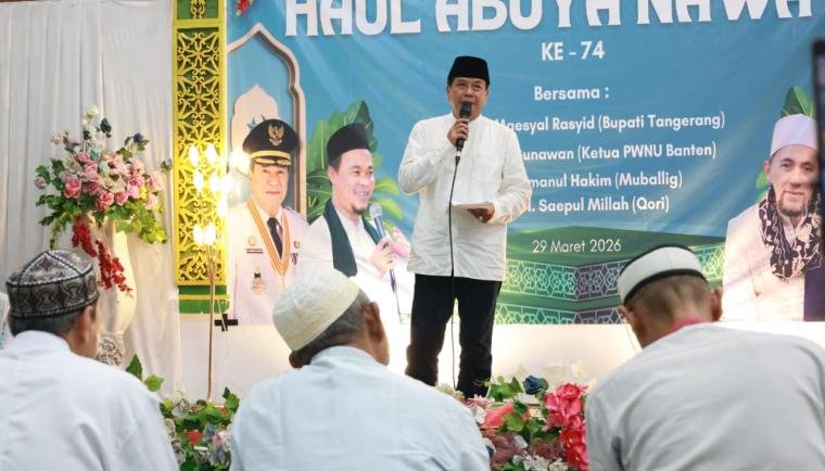 Bupati Tangerang Hadiri Haul ke-74 Abuya Nawawi di Cisauk, Ajak Teladani Perjuangan Ulama