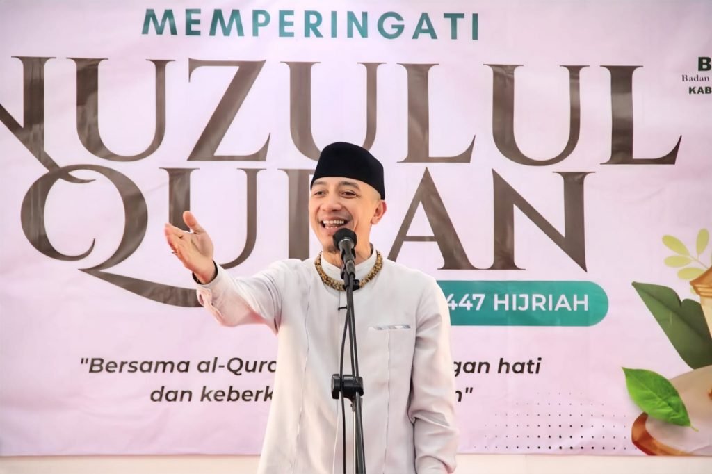 Peringatan Nuzulul Qur’an 1447 H,  Bupati Lebak Hasbi Jayabaya Ajak Masyarakat Perkuat  Keimanan