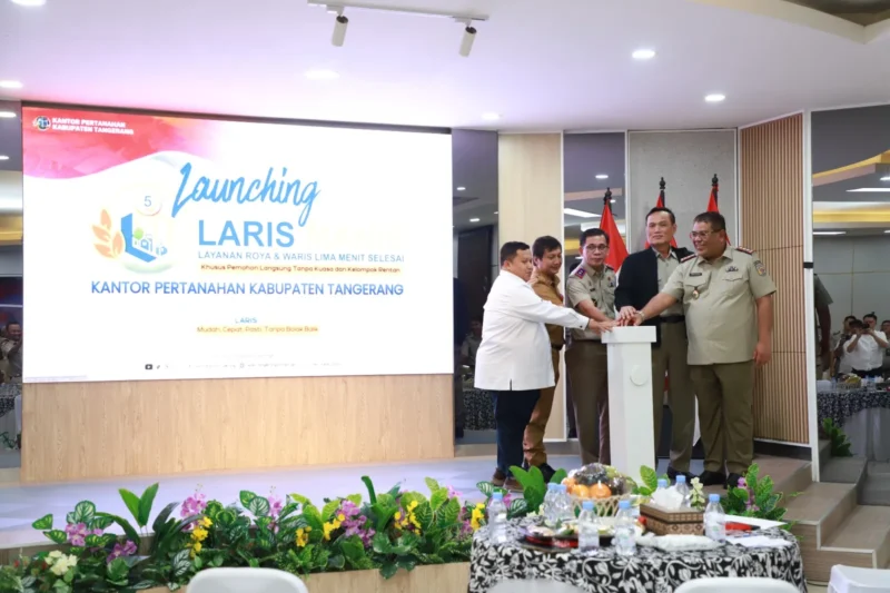 Kantor Pertanahan Kabupaten Tangerang Luncurkan “Laris Manis”, Layanan Roya dan Waris Tuntas dalam Lima Menit