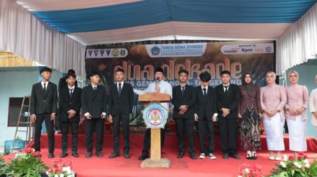 Bupati Tangerang Hadiri Pelepasan Siswa SMKS Gema Bangsa, Lulusan Harus Siap Hadapi Dunia Kerja