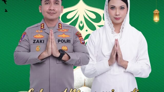 Kapolres Lebak AKBP Herfio Zaki menyampaikan ucapan Tahun Baru Islam 1448 H bersama Bhayangkari Cabang Lebak