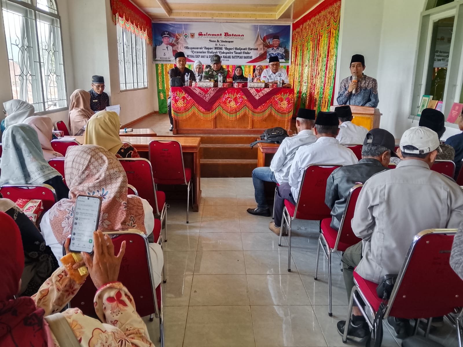 Musna RKP Batipuh Baruh digelar di Aula Kantor Wali Nagari Kamis 18 Juni 2026