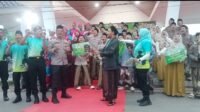 Festival Hadroh Lebak digelar di tribun Alun-alun Rangkasbitung dalam rangka HUT Bhayangkara ke-80