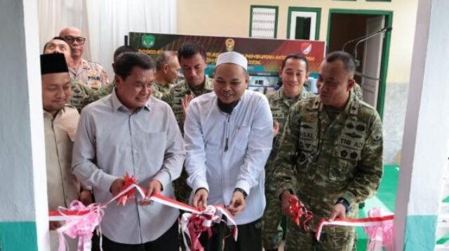 Bupati Tangerang Apresiasi Korem 052/Wijayakrama, Rehab Asrama dan Panti Asuhan Ponpes Darussalamah Assalimah