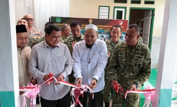 Bupati Tangerang Apresiasi Korem 052/Wijayakrama, Rehab Asrama dan Panti Asuhan Ponpes Darussalamah Assalimah