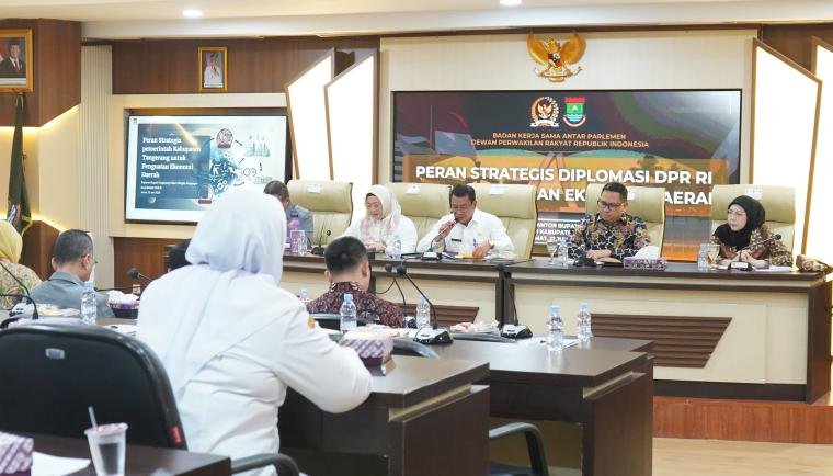 Pemkab Tangerang Paparkan Capaian Pembangunan kepada BKSAP DPR RI, Ekonomi Tumbuh dan Program Sosial Diperkuat