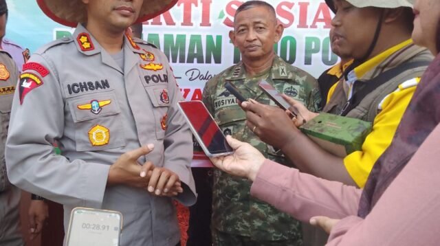 Kapolres Tanah Datar Tanam 1.000 Pohon Bersama Mahasiswa dan Pramuka