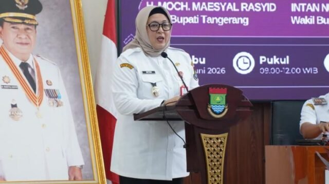 Wabup Tangerang Intan, Buka Sosialisasi Penguatan Posbakum di Tigaraksa