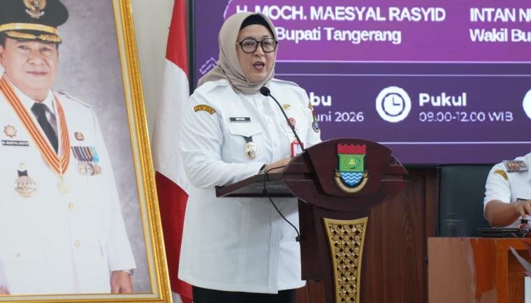 Wabup Tangerang Intan, Buka Sosialisasi Penguatan Posbakum di Tigaraksa